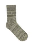 Nudea organic slouchy socks sage green, UK version