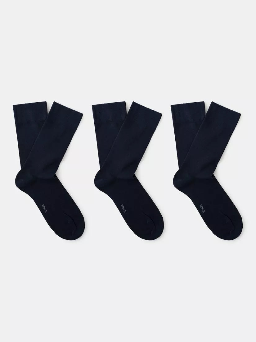 Mango Cotton Rich Socks Pack of 3