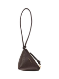Radley bag charm in textured leather, imported from the UK