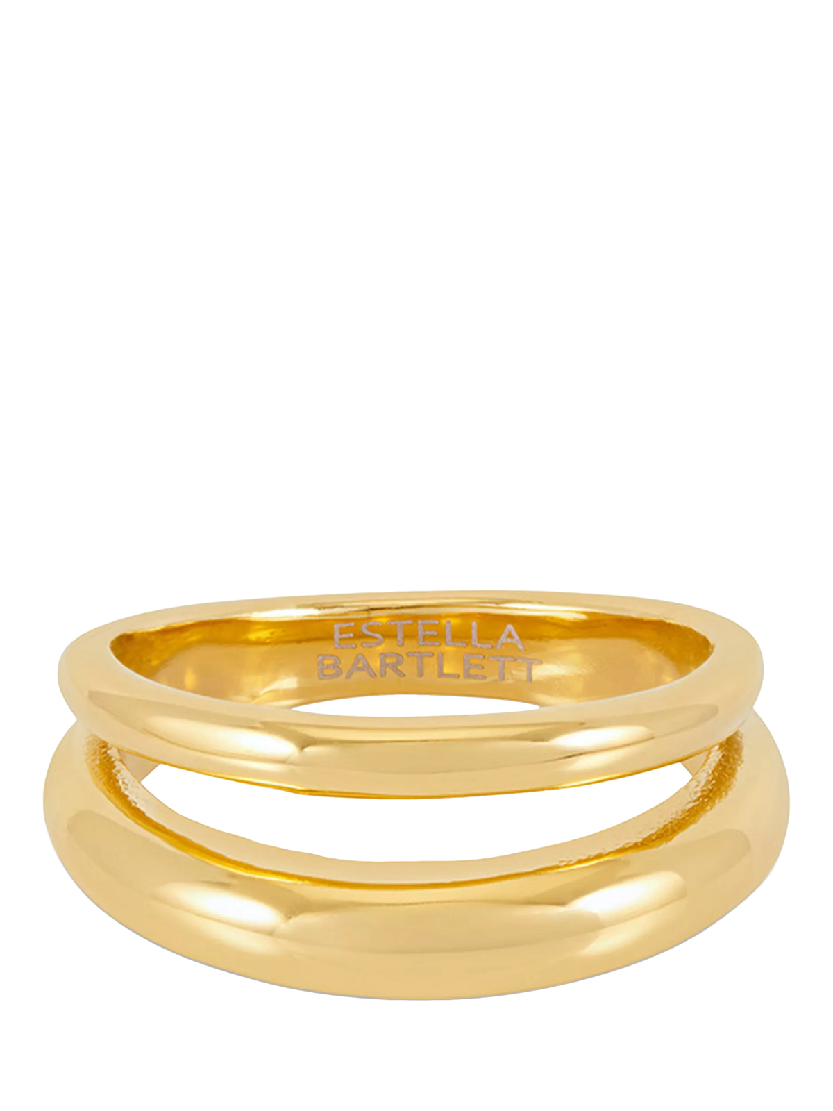 Estella Bartlett double band ring in gold, UK version