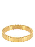 Estella Bartlett ridged stacking ring gold plated - British product