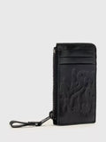 AllSaints black leather card holder, imported from the UK