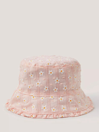 John Lewis Monsoon Baby Bucket Hat Pink- Buy online at McGrocer