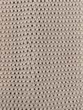 Reiss Punto silk knit tie Champagne, imported from the UK