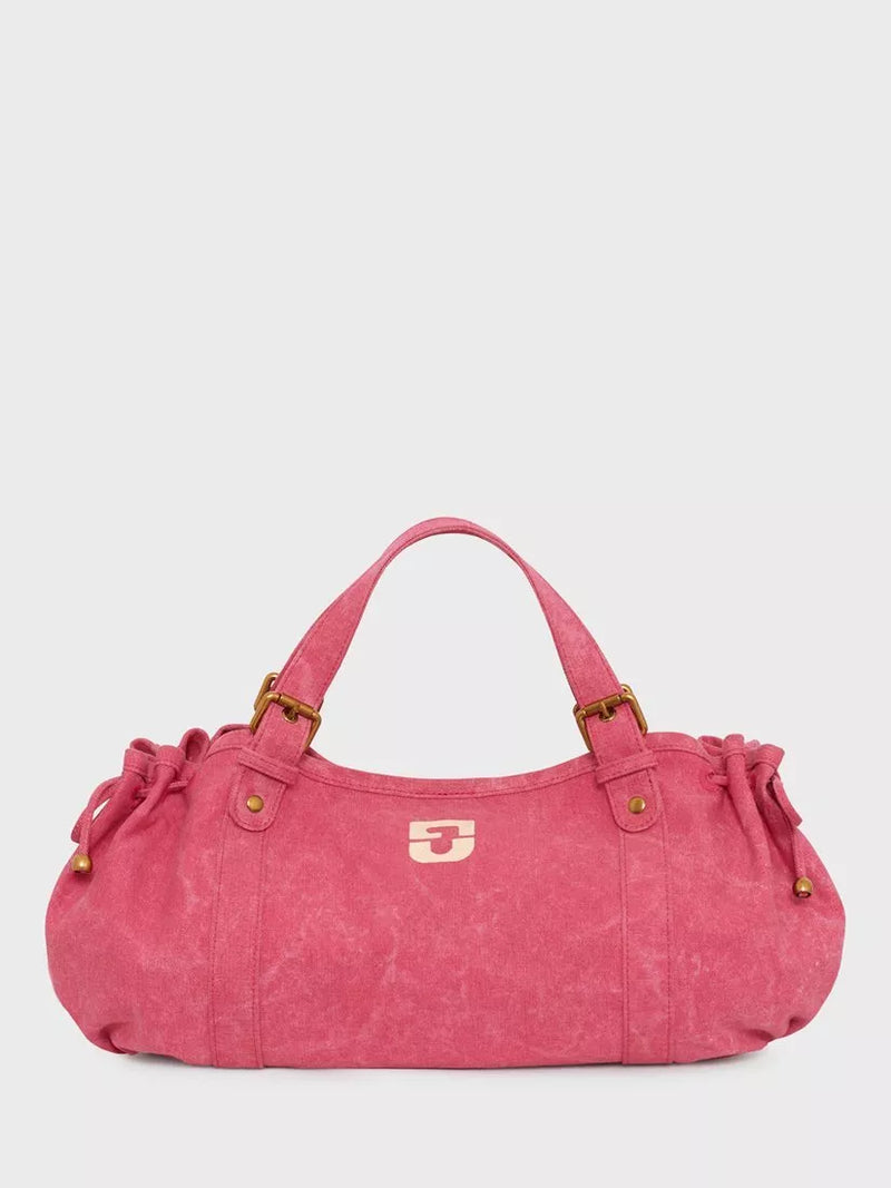 Gerard Darel 24H Denim Shoulder Bag, Pink, One Size