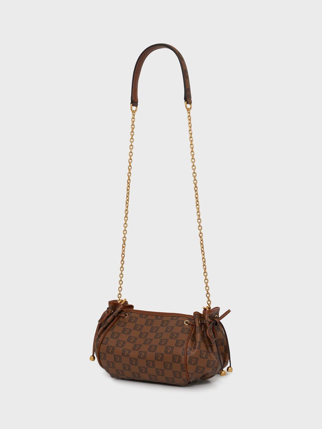 Gerard Darel Le Mini 24 Logo Crossbody Bag, camel, imported from the UK