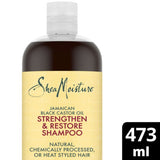 SheaMoisture  castor oil strengthen & restore shampoo 473ml GOODS Superdrug   