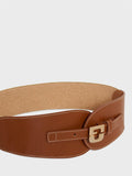 Gerard Darel cognac leather belt Olympe Obi (British brand)