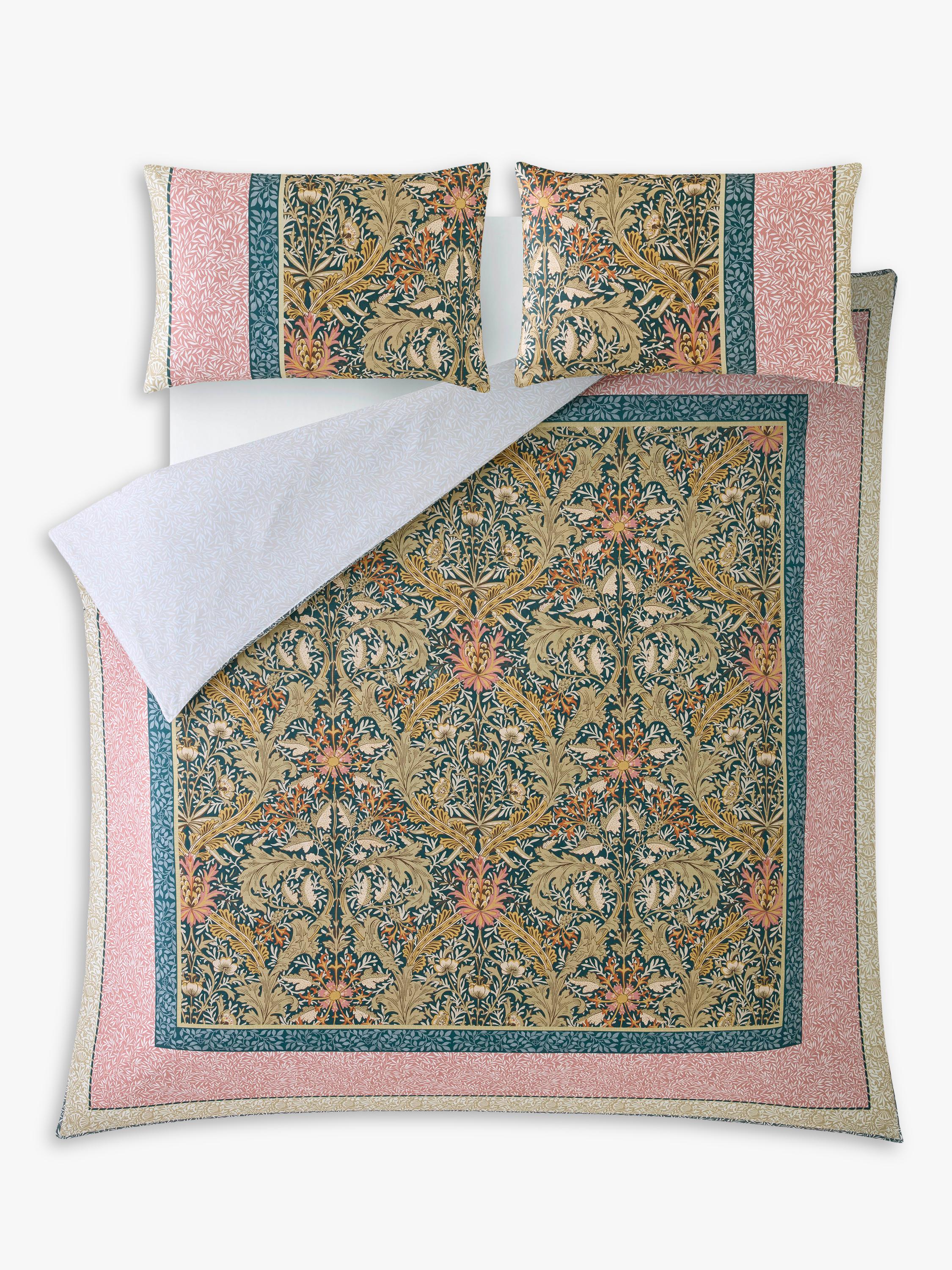 William Morris At Home Kelmscott reversible duvet cover set double, UK version