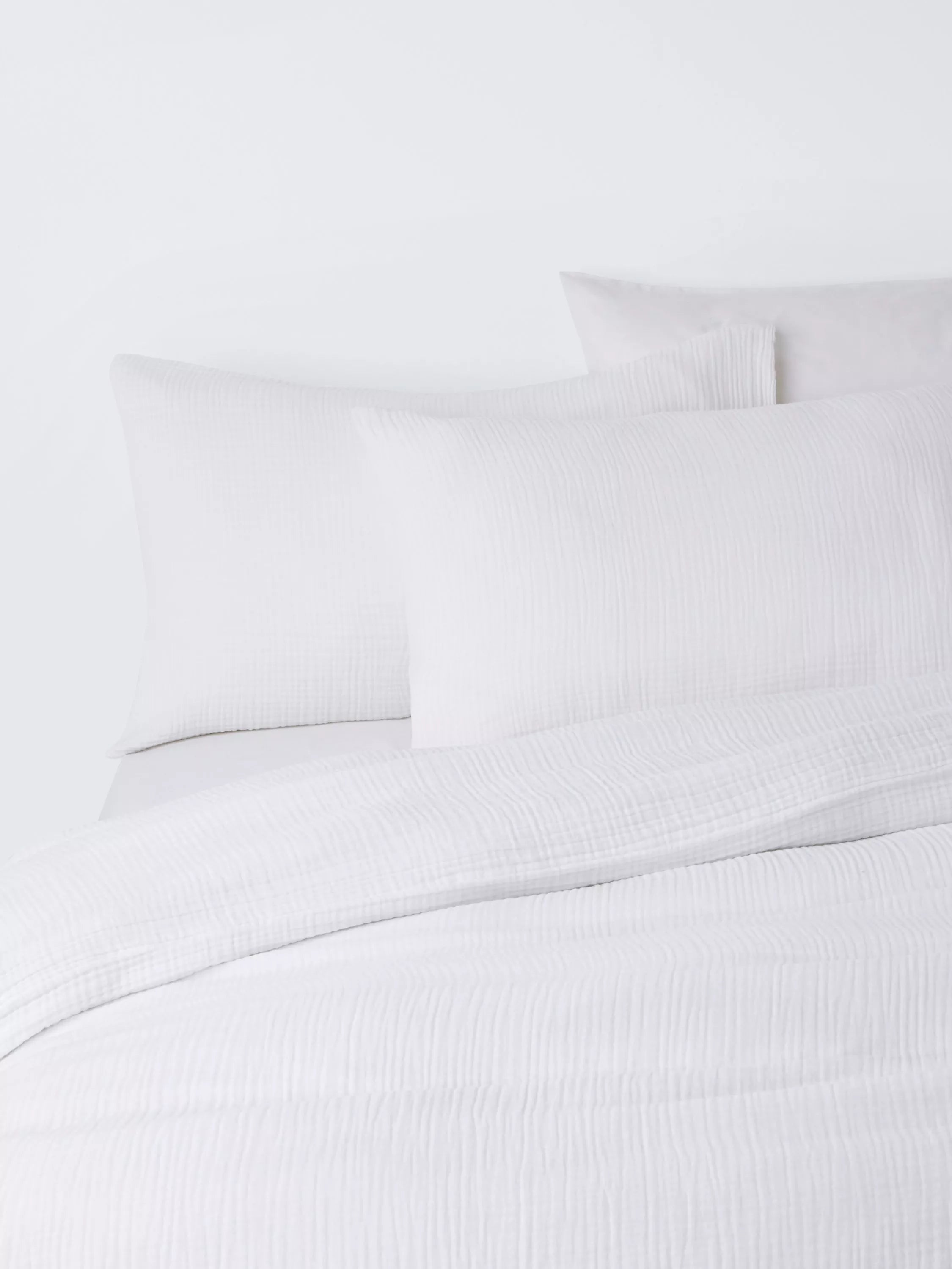 John Lewis 250 thread cotton muslin duvet cover set (British brand)