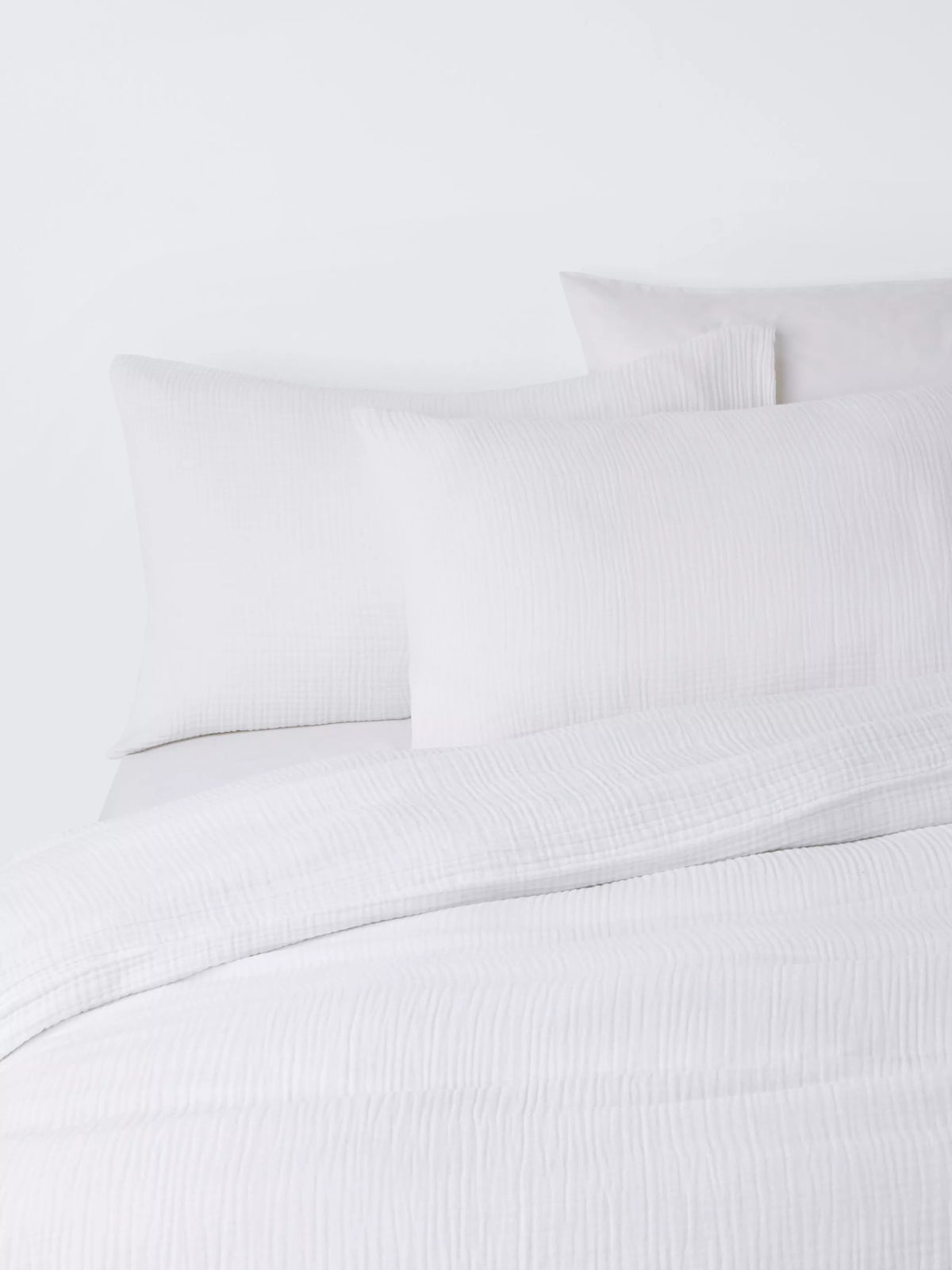 John Lewis 250 thread cotton muslin duvet cover set (British brand)