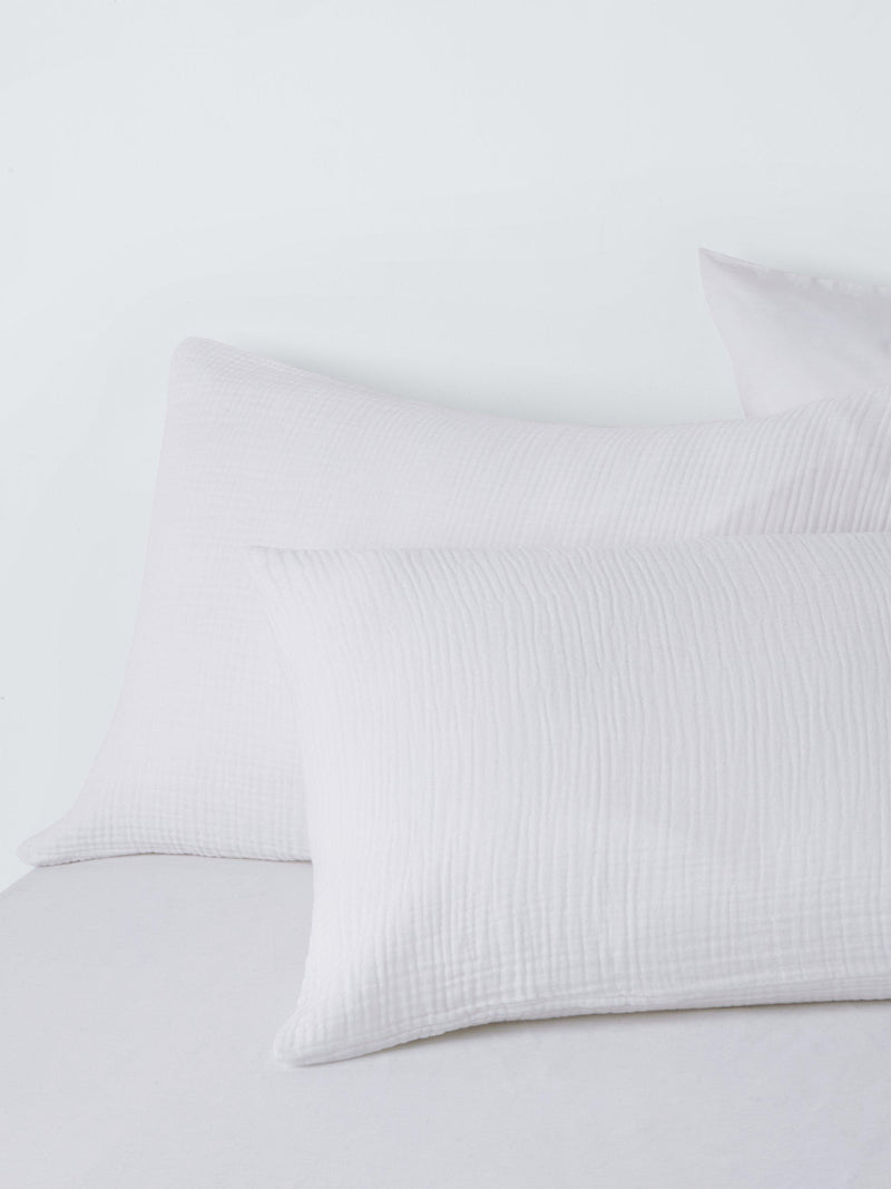 John Lewis 250 thread cotton muslin duvet cover set (British brand)