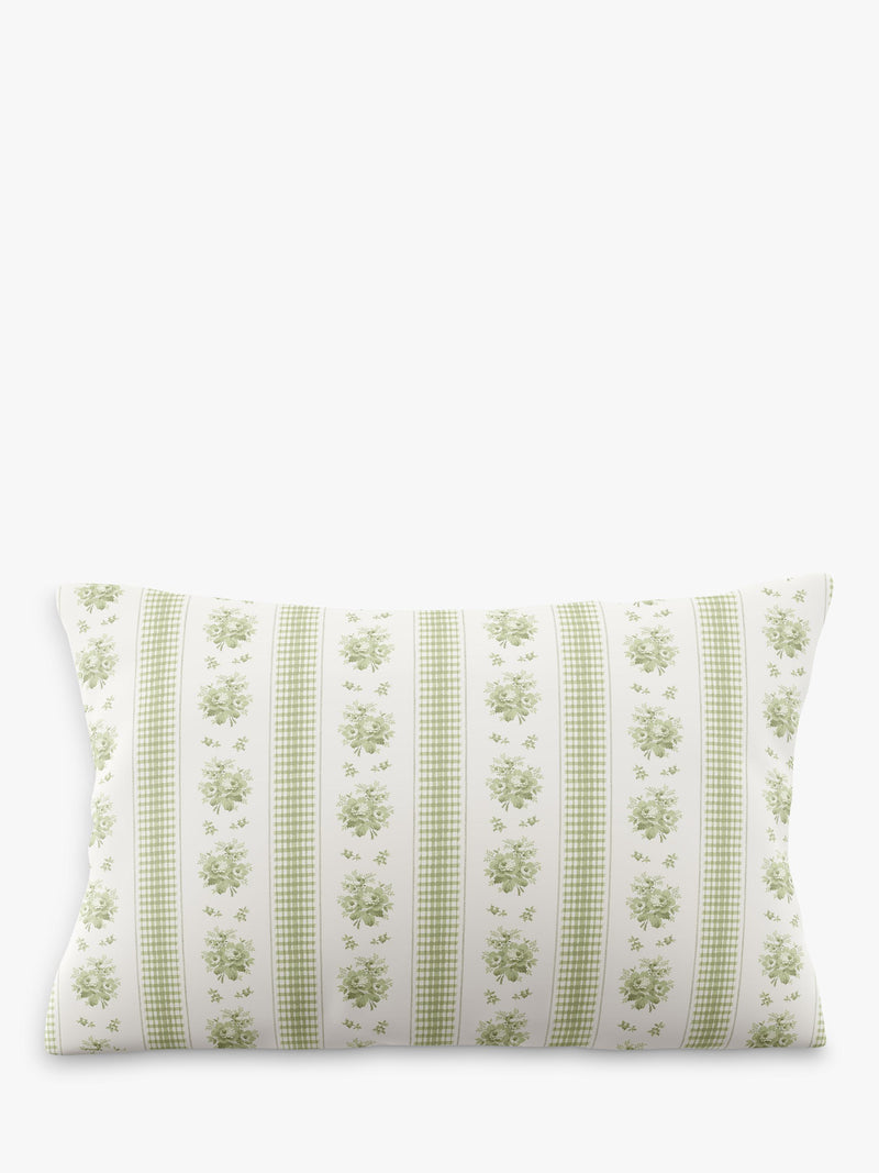 Laura Ashley duvet cover set double floral stripe reversible, imported from the UK