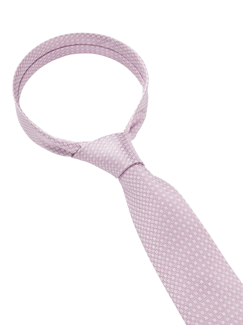 BOSS Black Heritage silk blend tie Open Purple - British product