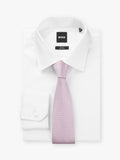 BOSS Black Heritage silk blend tie Open Purple - British product