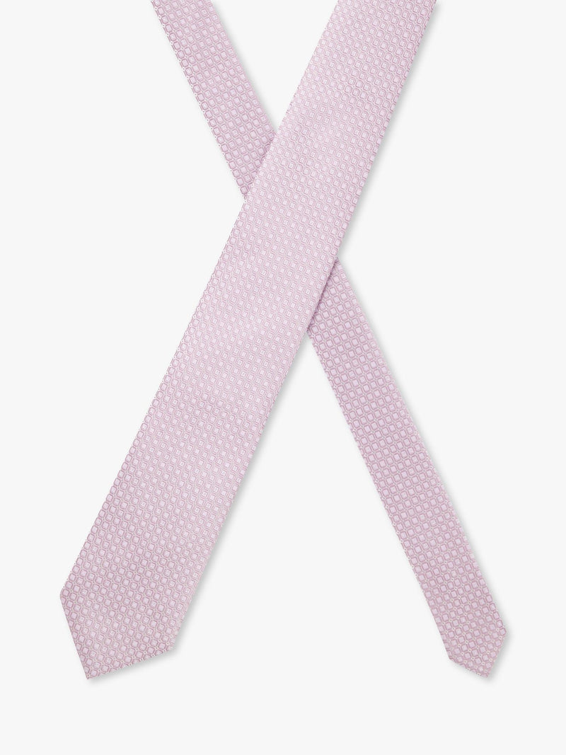 BOSS Black Heritage silk blend tie Open Purple - British product