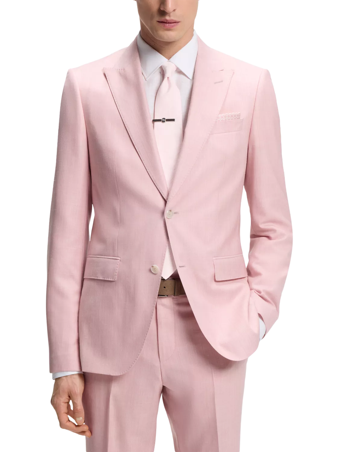 HUGO BOSS tie light pink, imported from the UK