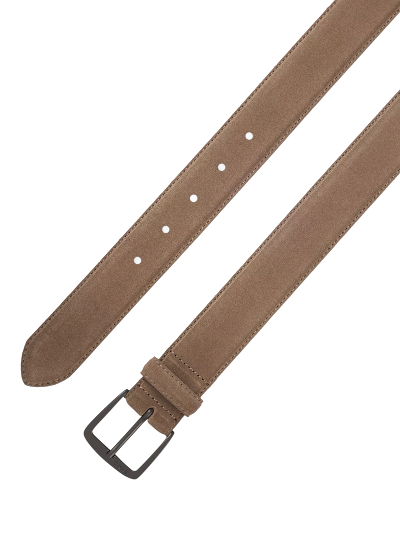 BOSS Italian suede belt beige, UK version