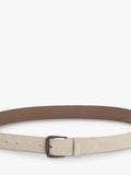 HUGO BOSS suede belt Open White - British product