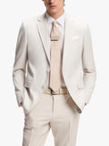 HUGO BOSS suede belt Open White - British product