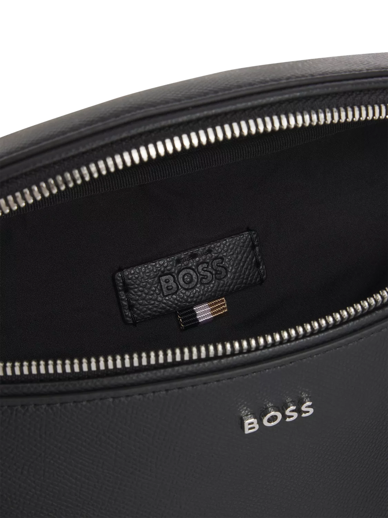 BOSS leather bum bag black (British brand)