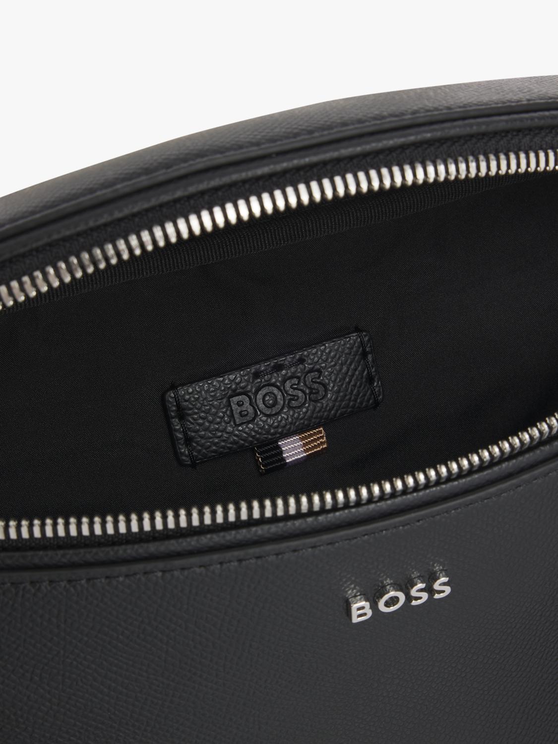 BOSS leather bum bag black (British brand)