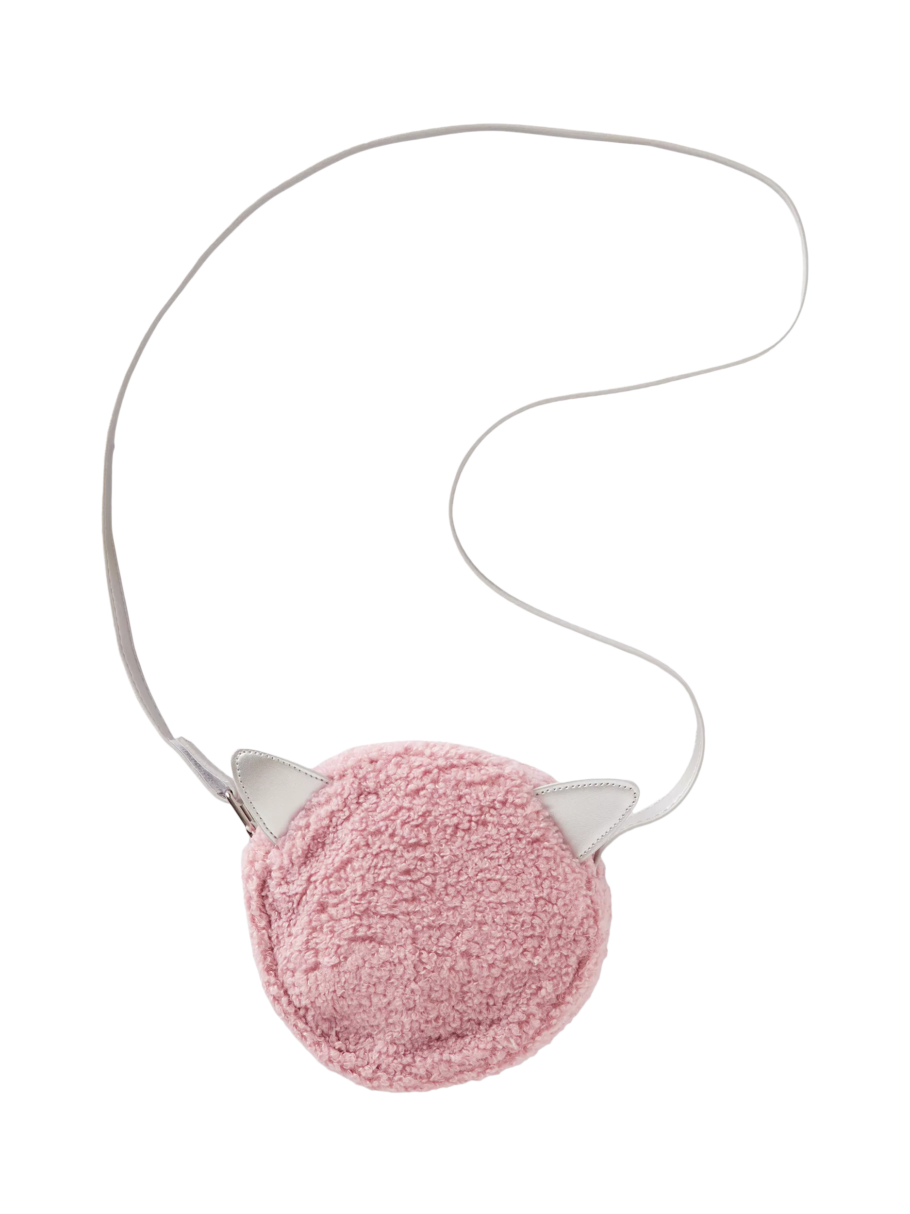 Benetton kids circular teddy bag pink (British brand)