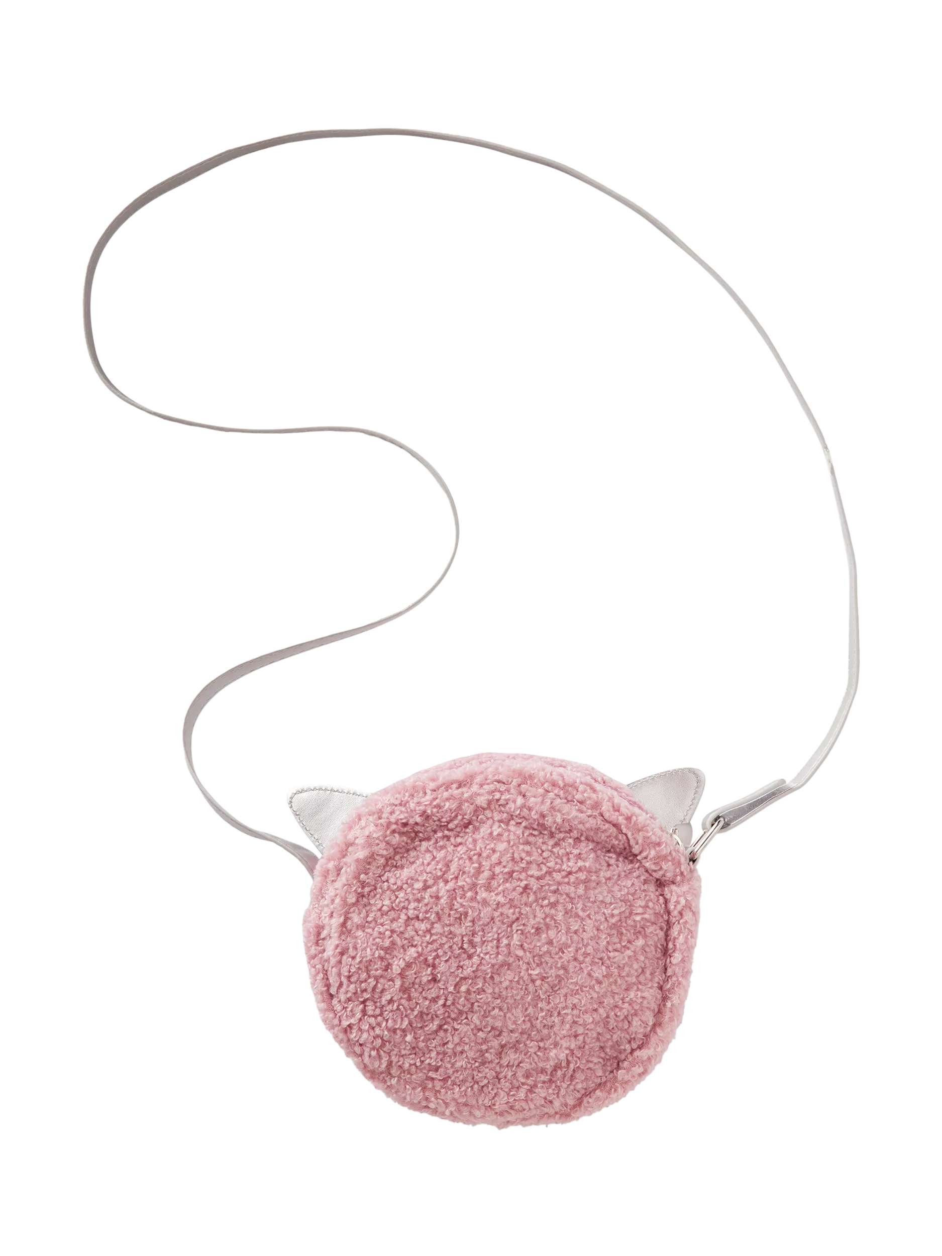 Benetton kids circular teddy bag pink (British brand)