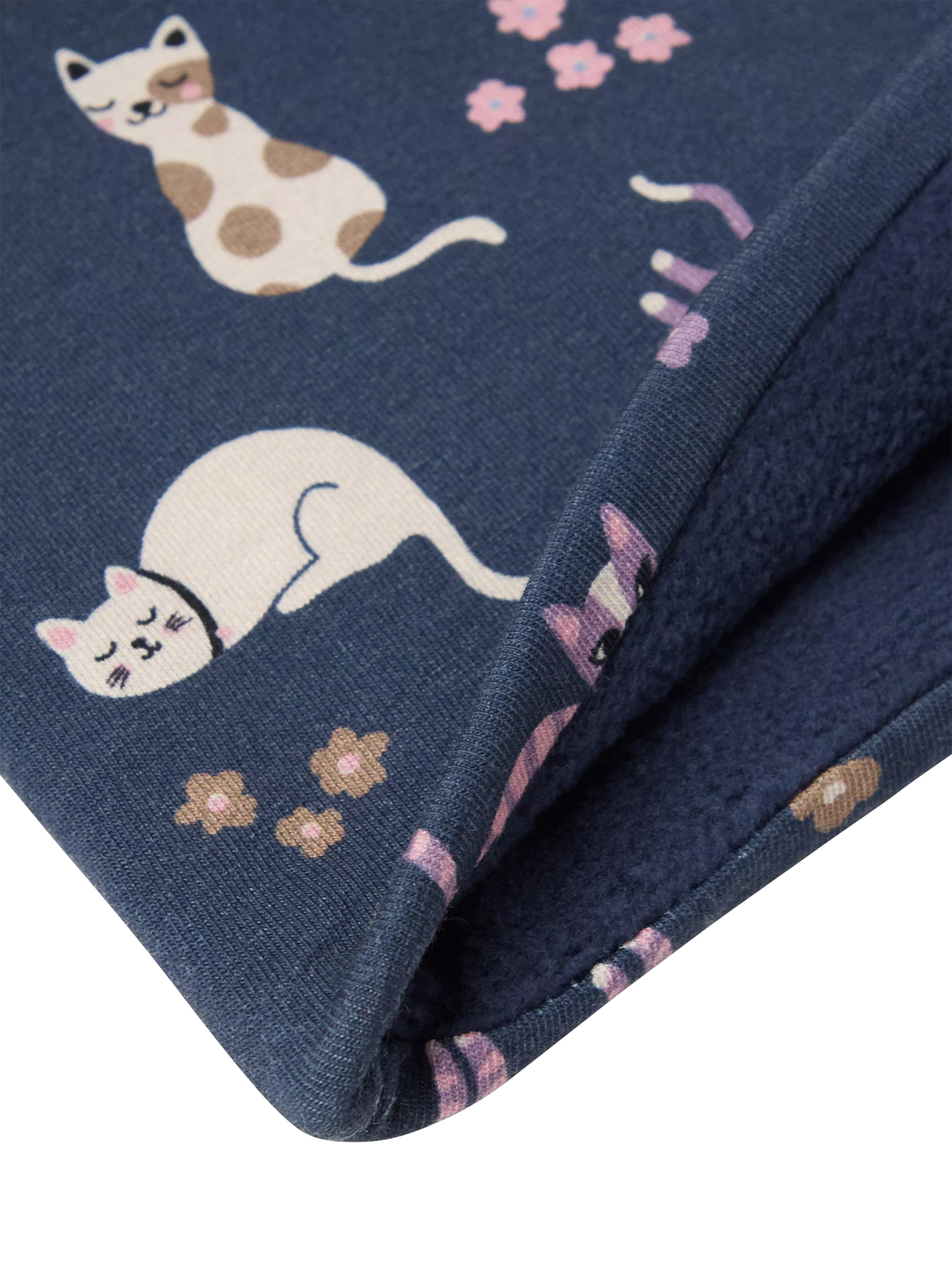Lindex kids cat beanie hat dark blue, UK version