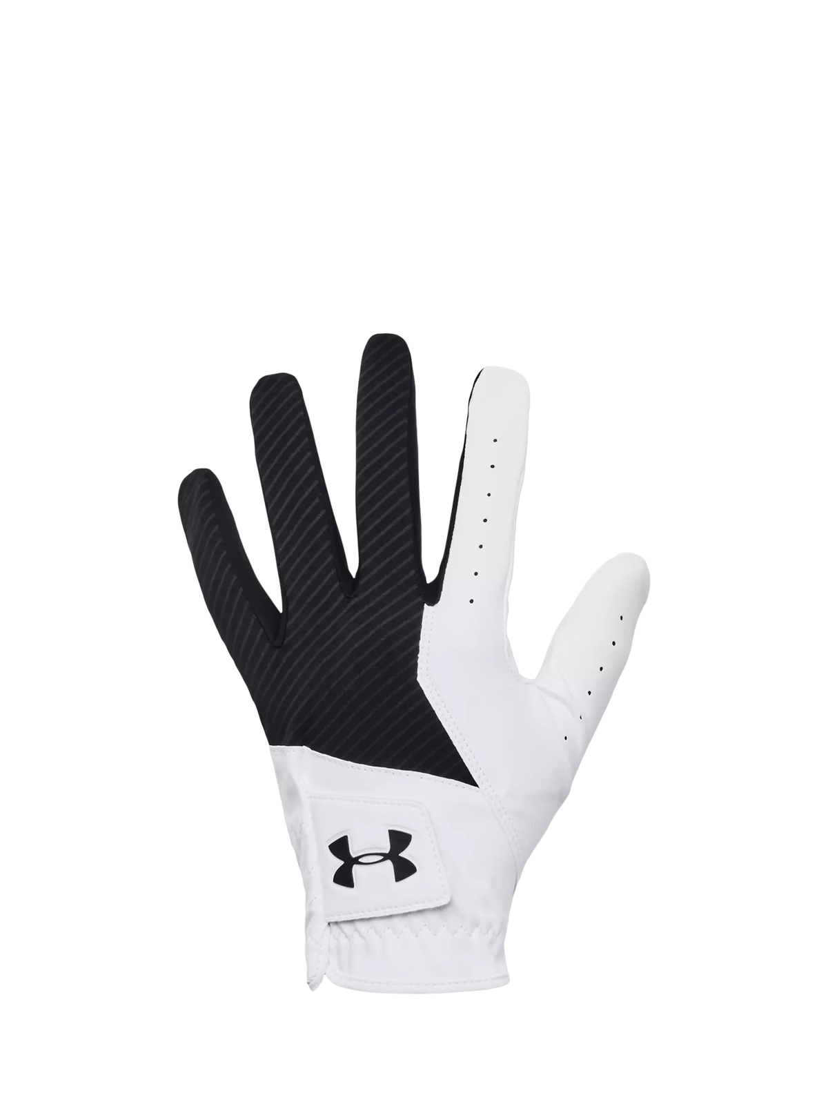 Under Armour Medal Golf Gloves Black White, UK version