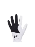 Under Armour Medal Golf Gloves Black White, UK version