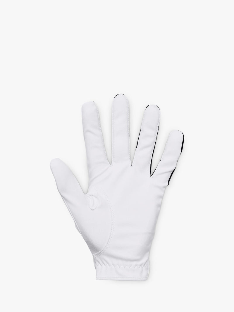 Under Armour Medal Golf Gloves Black White, UK version