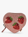Konges Sløjd kids strawberry wallet with glitter finish (British brand)