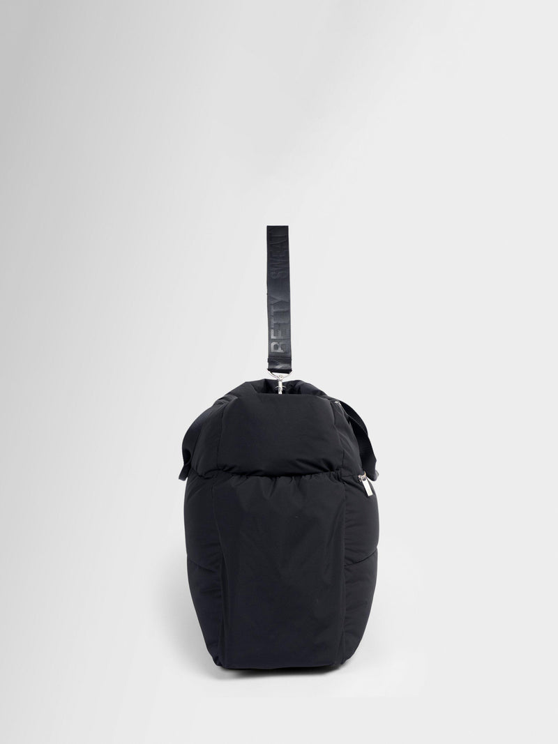 Sweaty Betty Nimbus water resistant grab bag black 47L (British brand)
