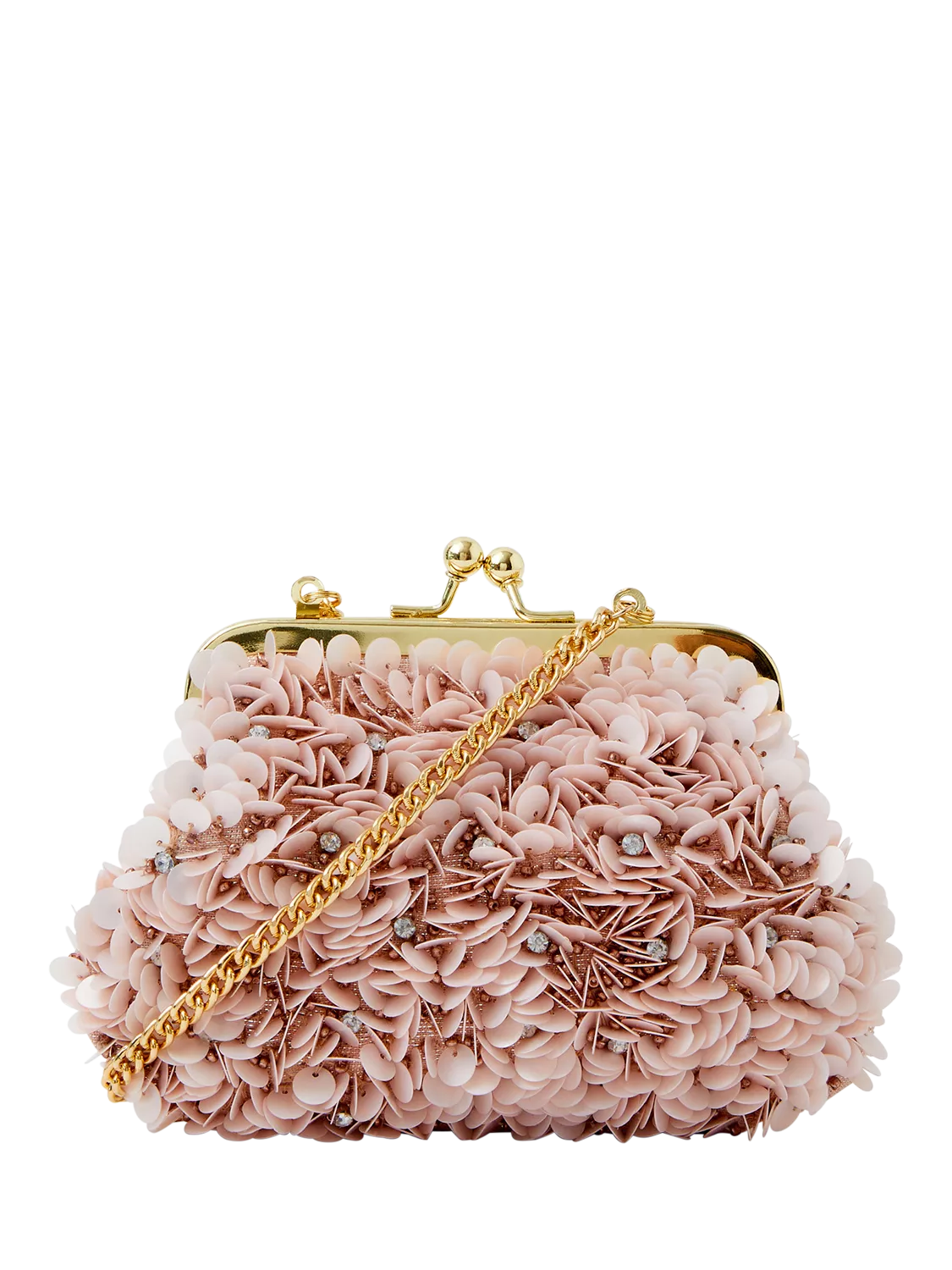 Angels by Accessorize kids beaded clip frame bag - British product