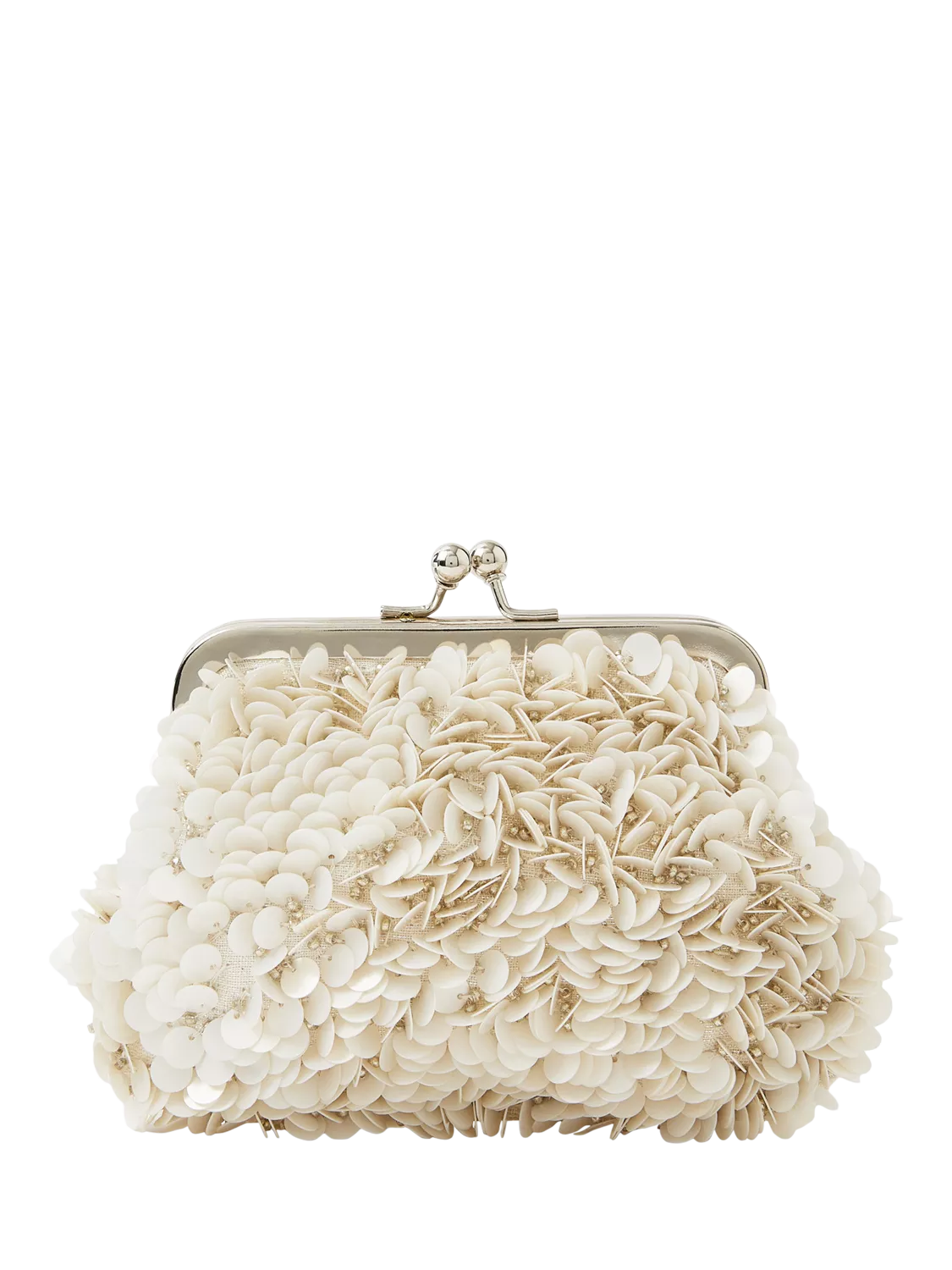 Angels by Accessorize Kids' Beaded Petal Clip Frame Cross Body Bag