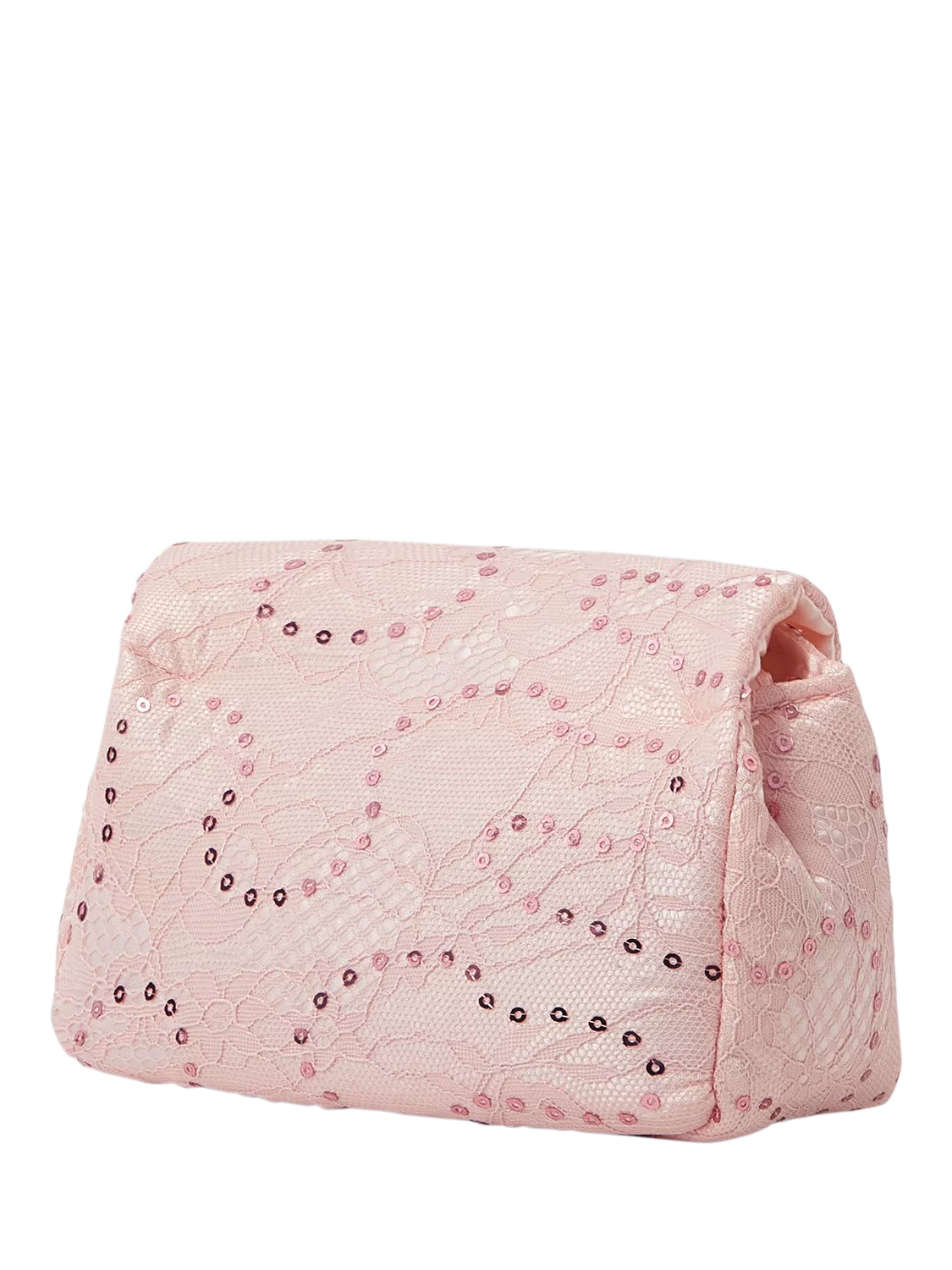 Angels by Accessorize kids pink lace sequin crossbody bag (British brand)