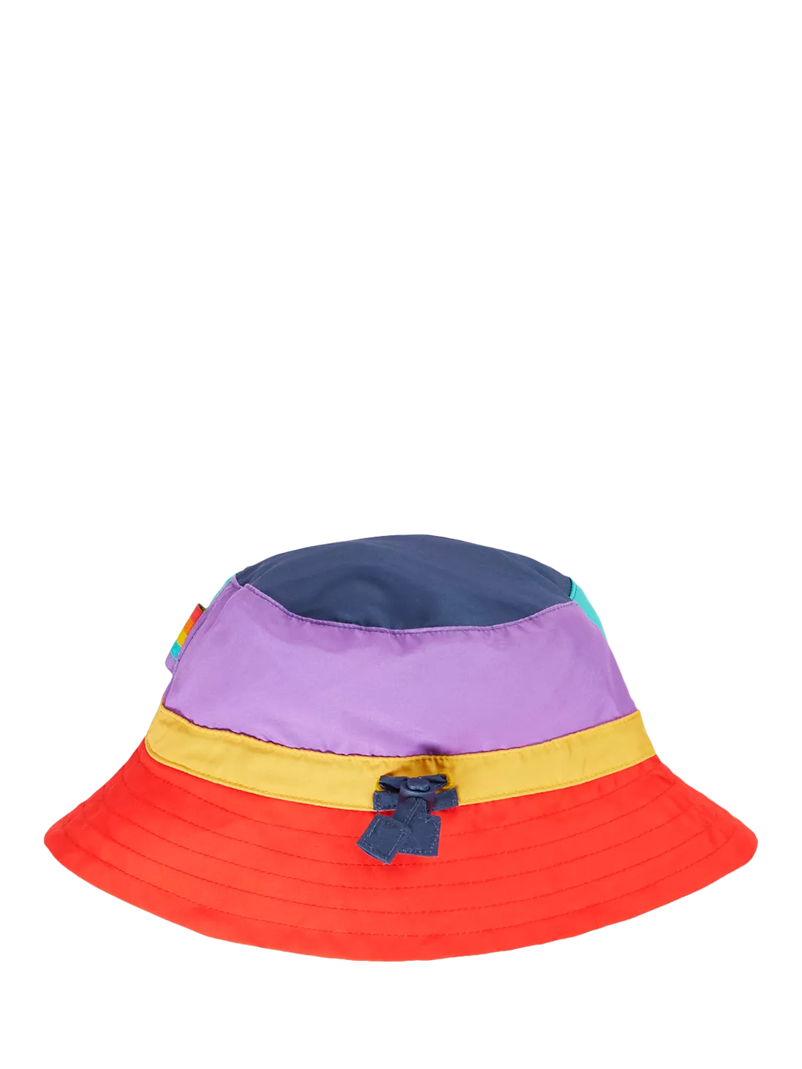 Frugi children's sun safe swim hat in rainbow print - British product