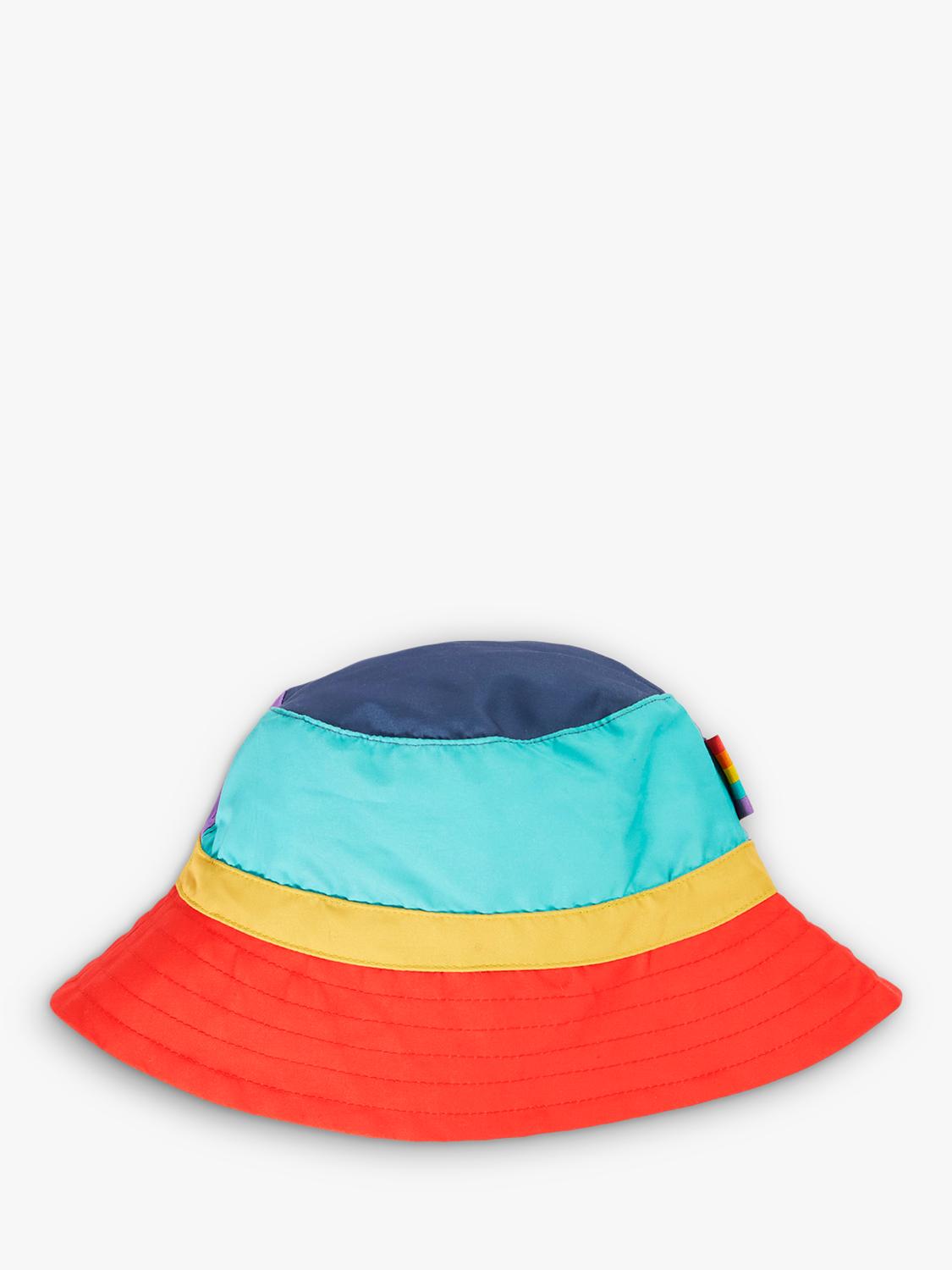 Frugi children's sun safe swim hat in rainbow print - British product