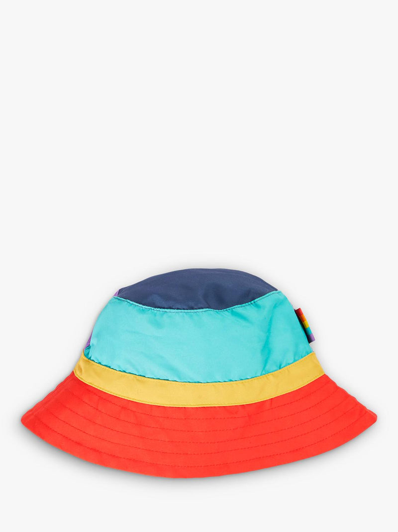 Frugi children's sun safe swim hat in rainbow print - British product