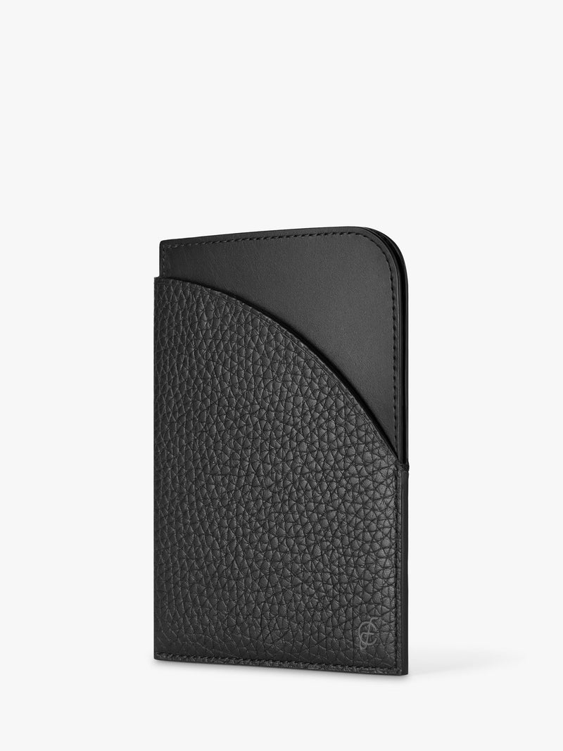 Carl Friedrik Clifton full grain leather passport sleeve - British product
