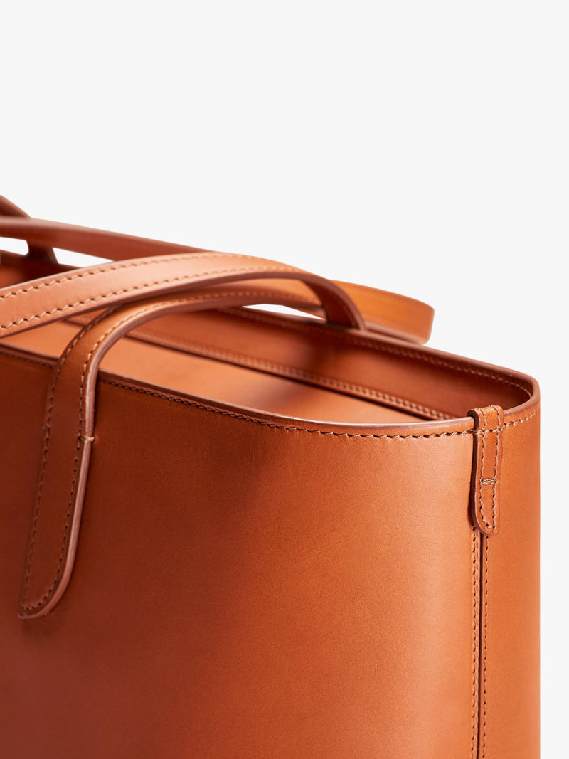 Carl Friedrik Ashby vachetta leather tote bag (British brand)