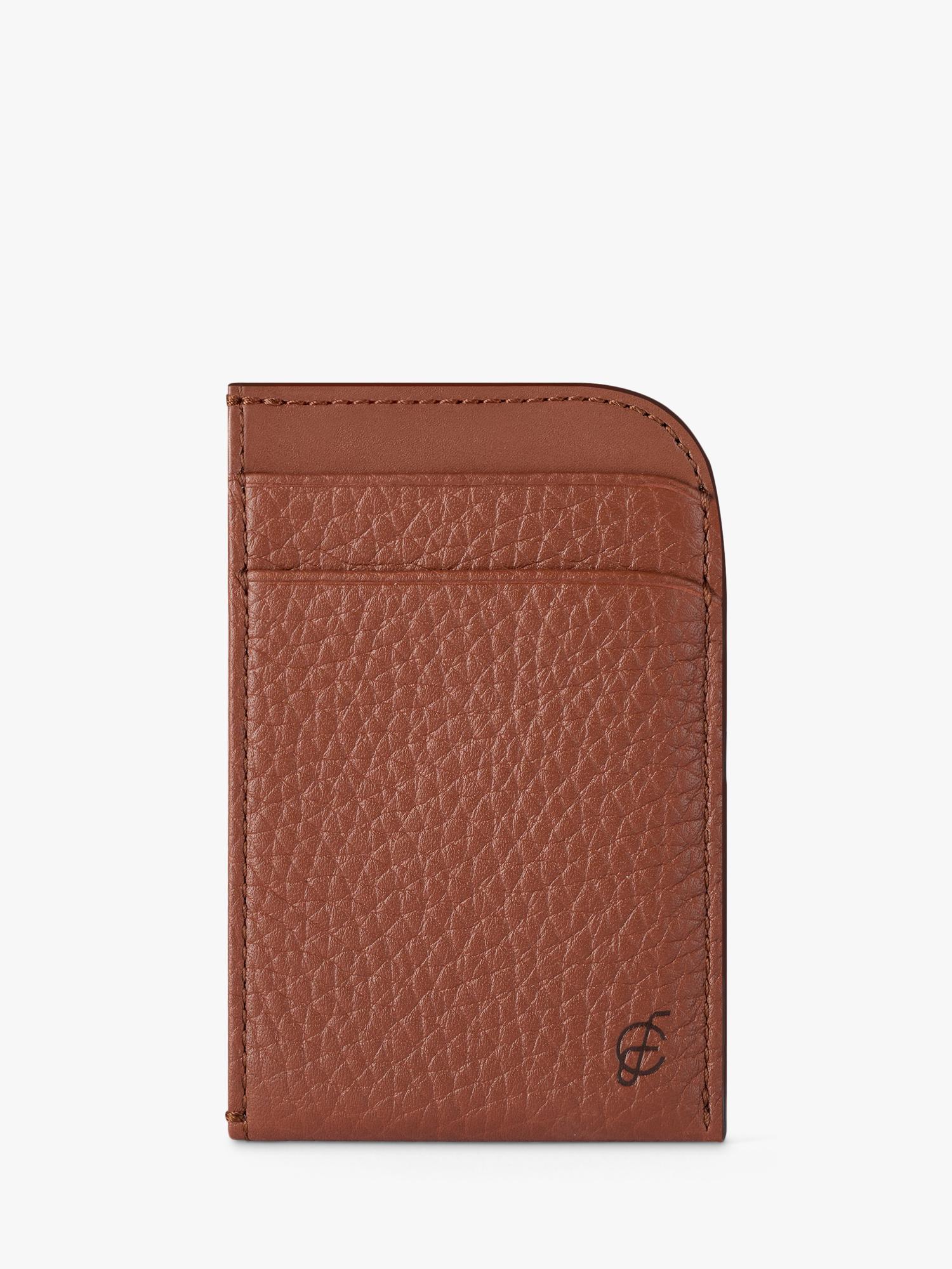 Carl Friedrik Foley leather card holder - British product