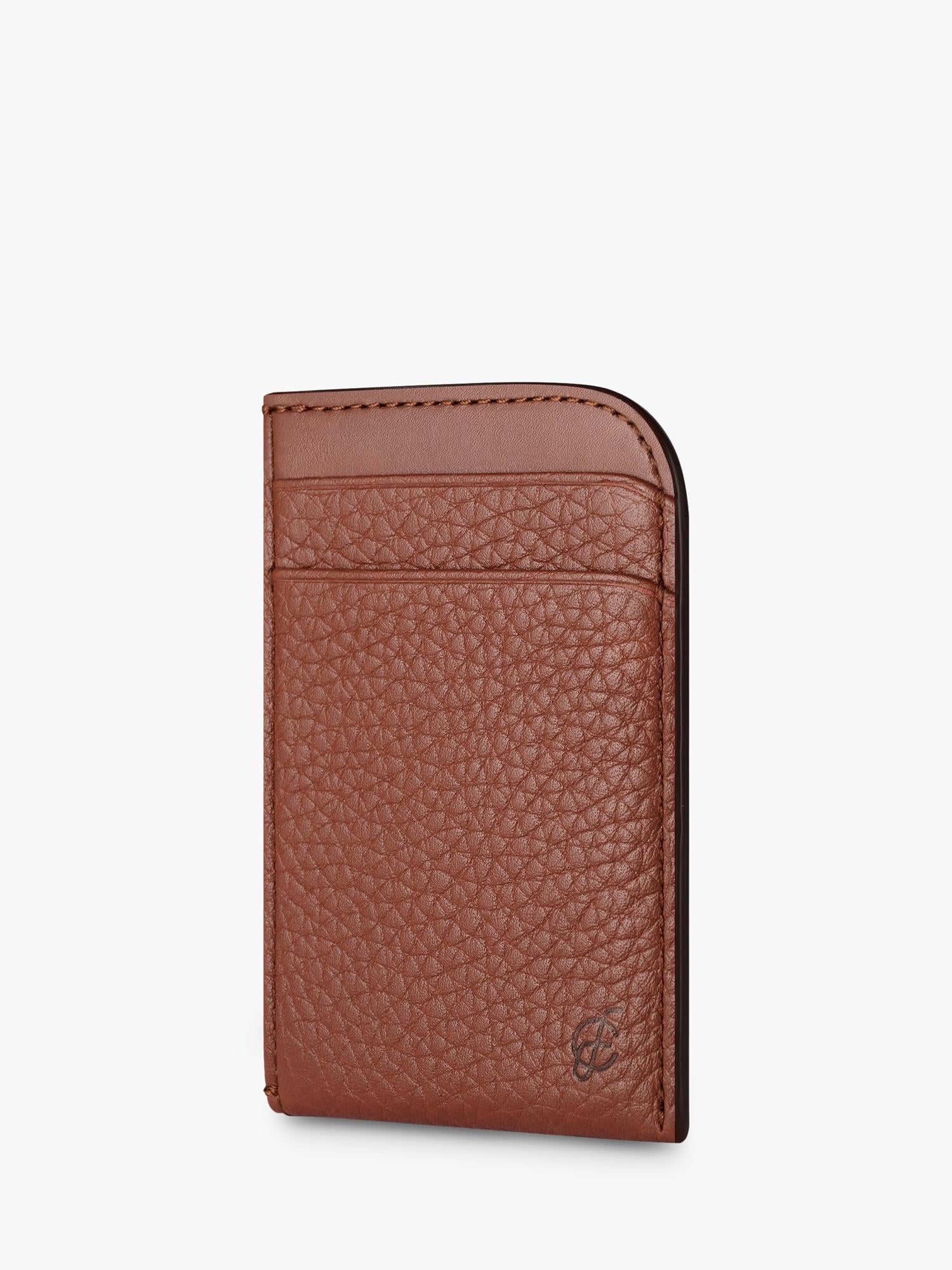 Carl Friedrik Foley leather card holder - British product