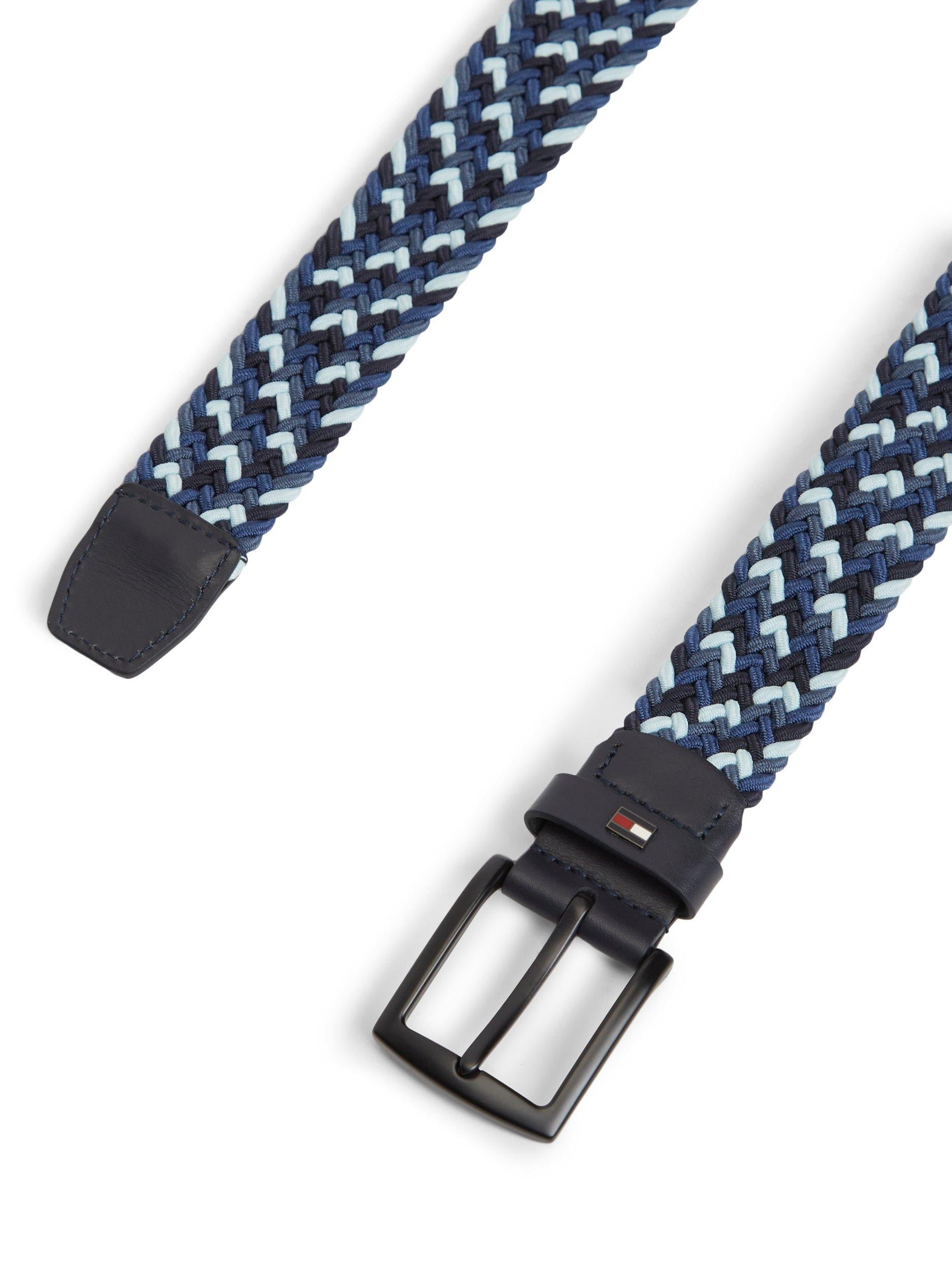 Tommy Hilfiger Denton braided elastic belt - British product