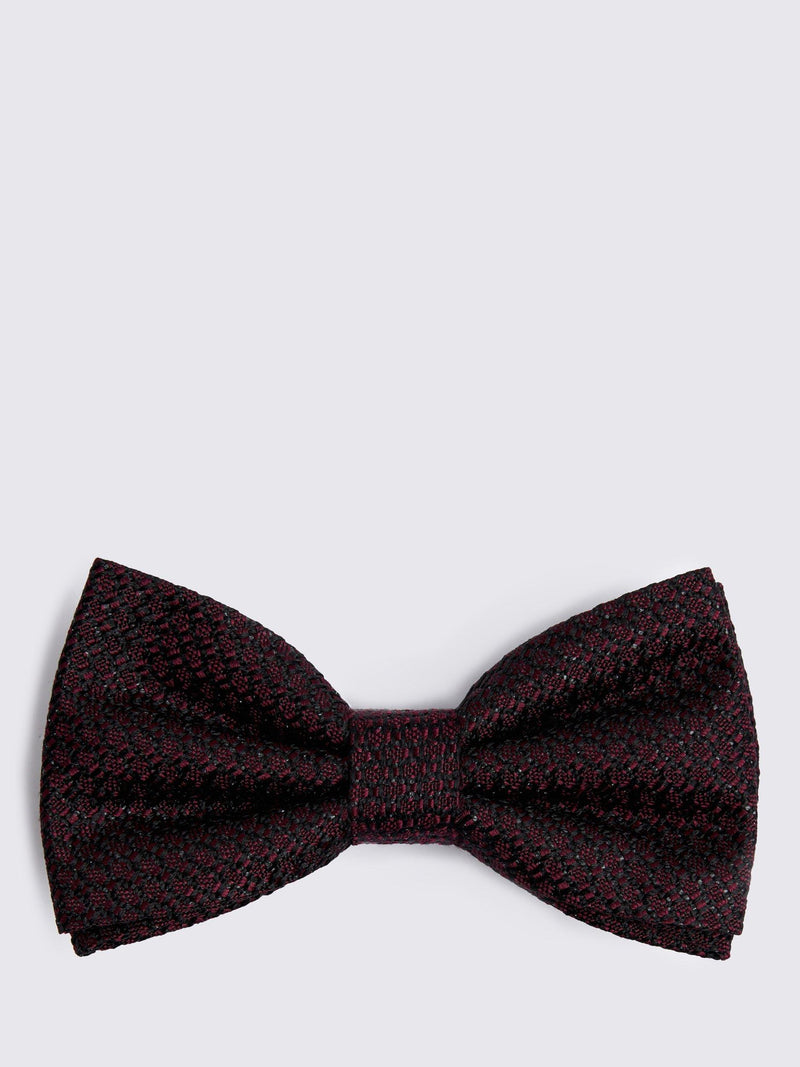 Moss silk grenadine bow tie, imported from the UK