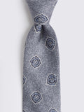 Moss Italian silk medallion tie (British brand)