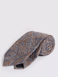 Moss Italian Silk Paisley Tie