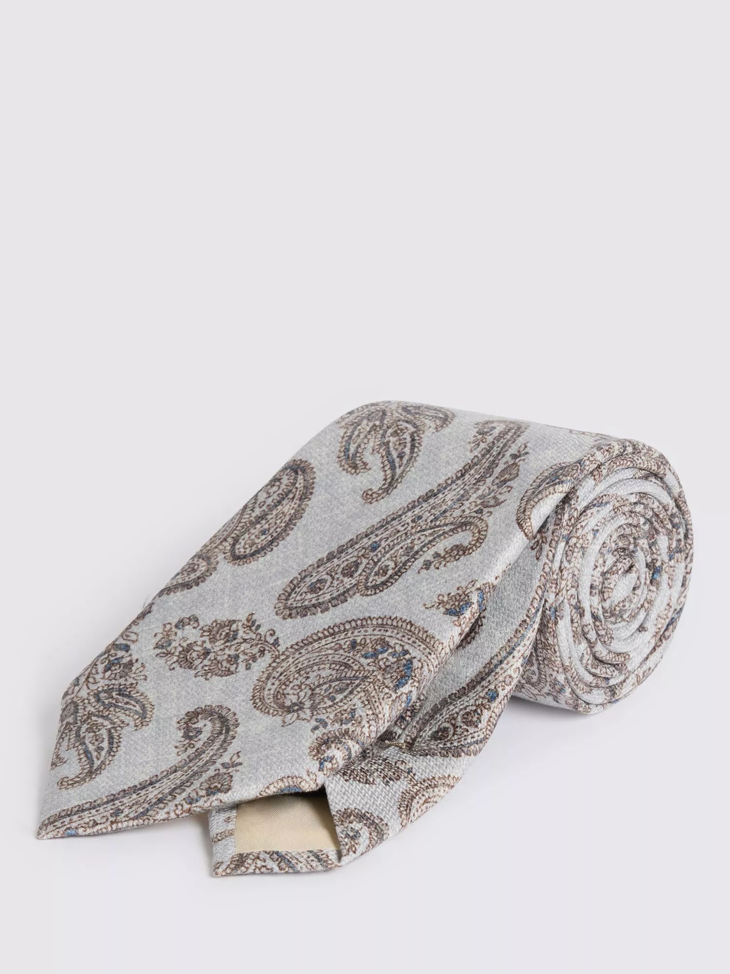 Moss Italian Silk Paisley Tie