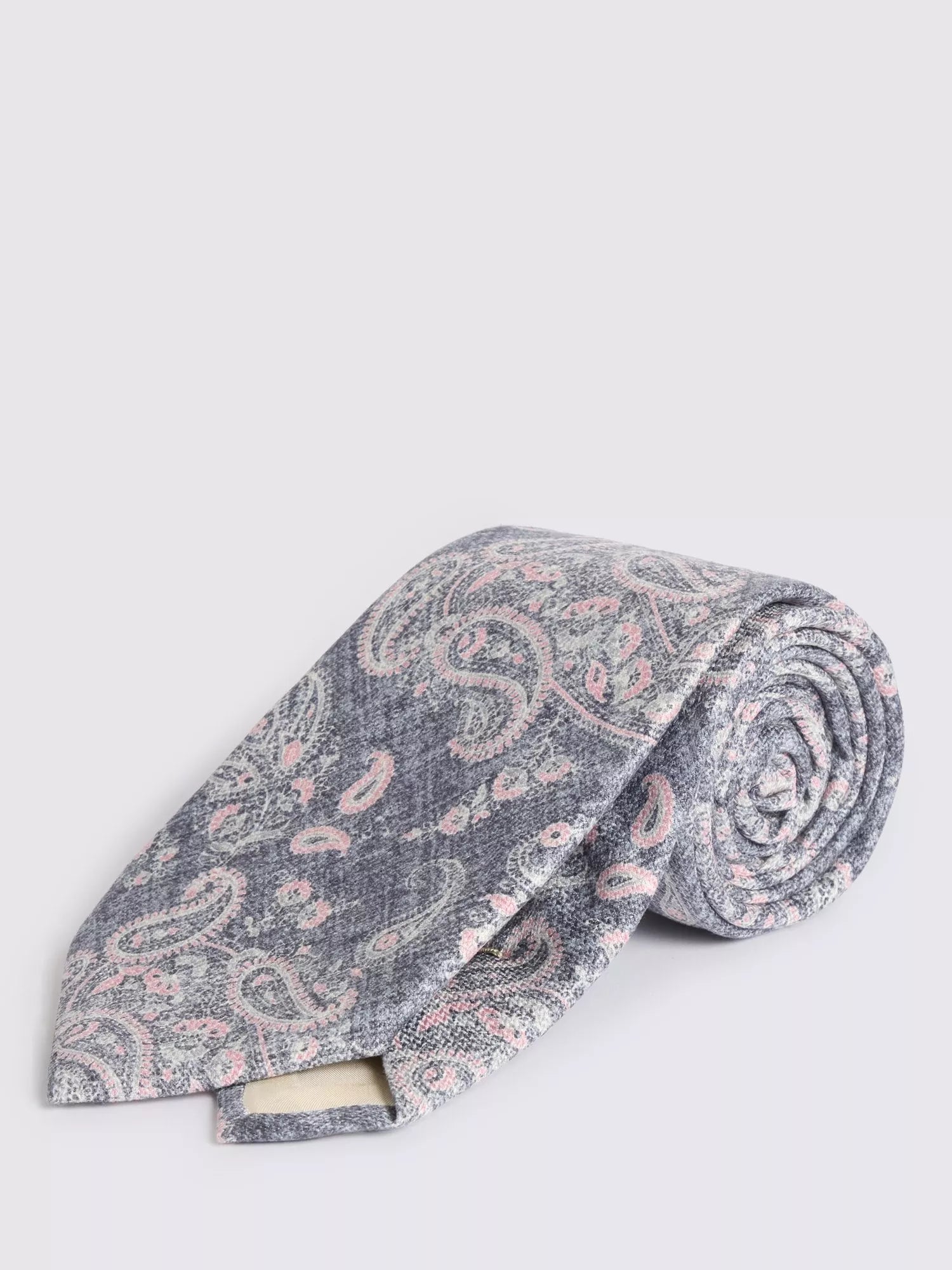 Moss Italian Silk Paisley Tie